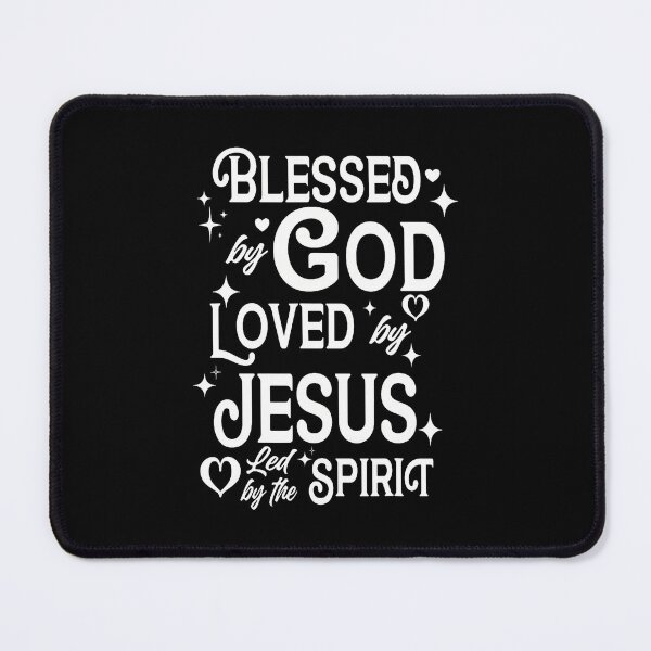 Item preview, Blessed By God Loved By Jesus Sparklecore Aesthetics Cute designed and sold by DanaKathe.