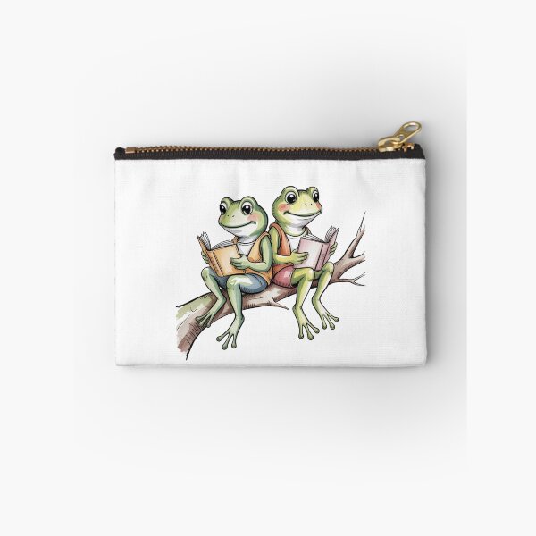 Item preview, Modern Frog and Toad reading in tree designed and sold by SOUFIANE1991.