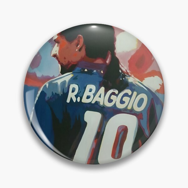 Item preview, Roberto Baggio Italy 94 portrait football classic designed and sold by Printella-net.