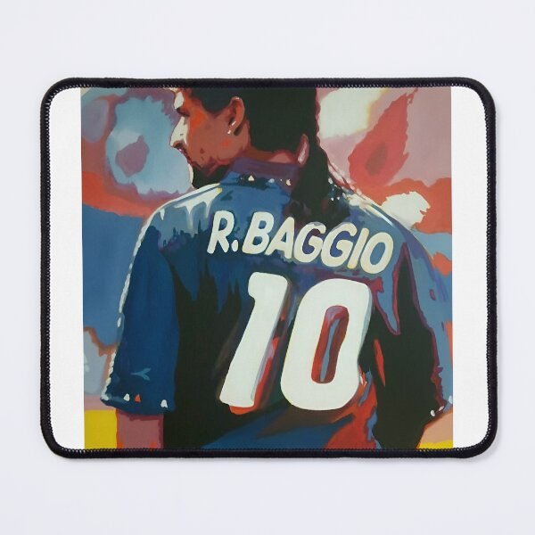Item preview, Roberto Baggio Italy 94 portrait football classic designed and sold by Printella-net.