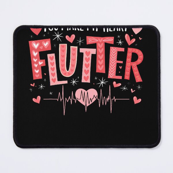 Item preview, You Make My Heart Flutter Cardiac Nurse Valentine Cvicu designed and sold by JeneMindy.