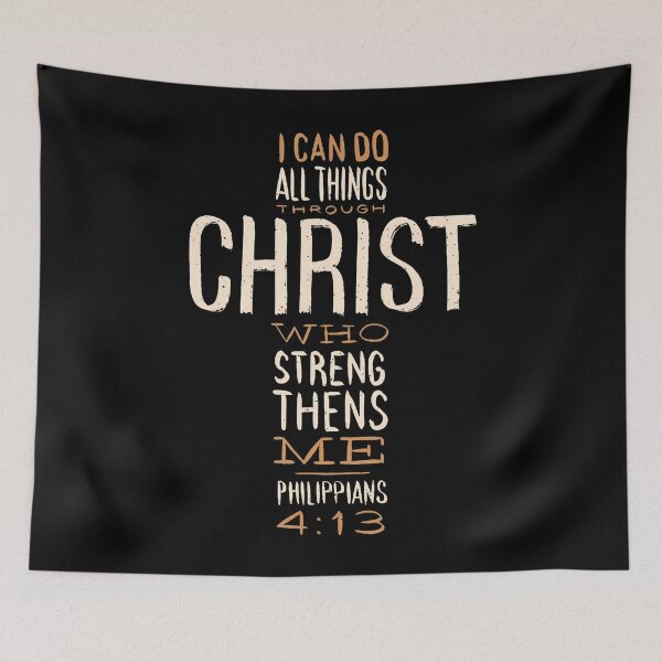 Item preview, Bible Verse All Things Through Christ Who Streng Thens Me designed and sold by DanaKathe.