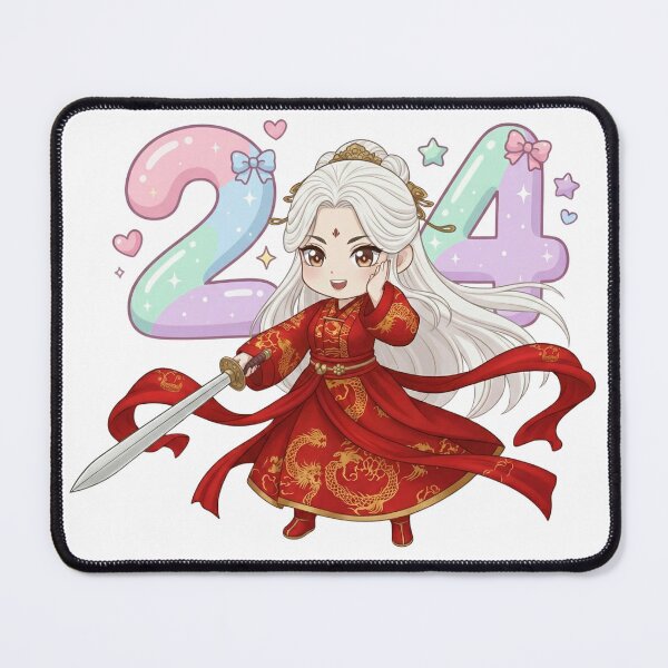 Item preview, Cute Chibi Chinese Dragon Warrior 24th Birthday designed and sold by PloySaiY.