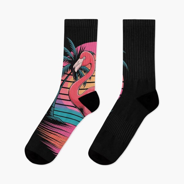 Item preview, Pink Flamingo Beach Summer Vibes Palm Tree Tropical Summe  designed and sold by CombatTask.