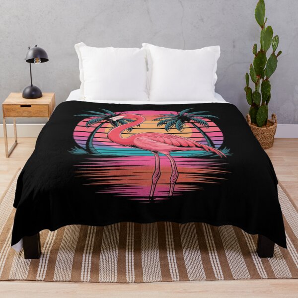 Item preview, Pink Flamingo Beach Summer Vibes Palm Tree Tropical Summe designed and sold by CombatTask.