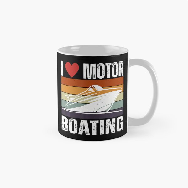 Item preview, Funny Boater Life Speed Boat Captain I Love Motor Boating designed and sold by JaneJanie.