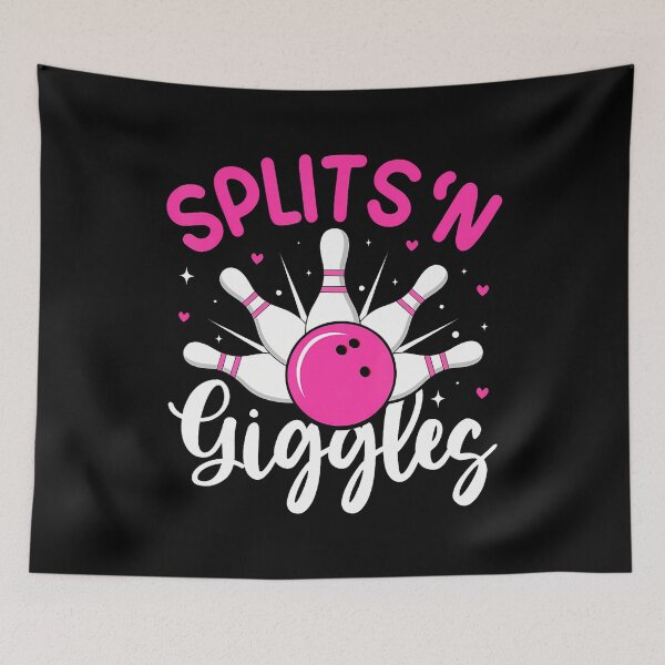 Item preview, Retro Bowling Lovers Splits And Giggles designed and sold by FlorenceNorma.