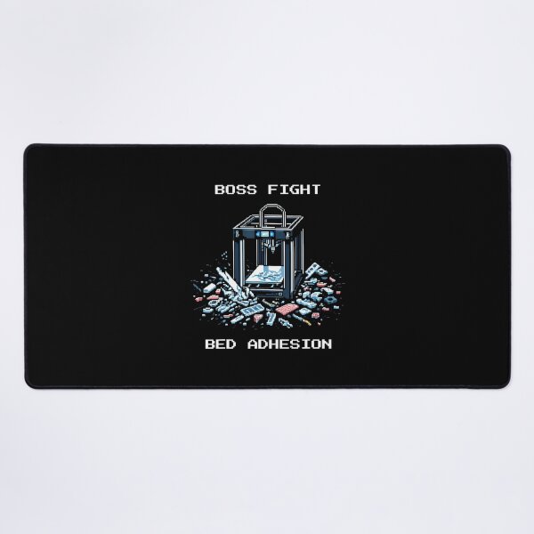 Item preview, Boss Fight Bed Adhesion 3D Printing Pixel Art designed and sold by DonnieJennie.