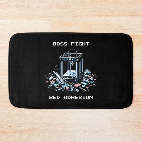 Item preview, Boss Fight Bed Adhesion 3D Printing Pixel Art designed and sold by DonnieJennie.