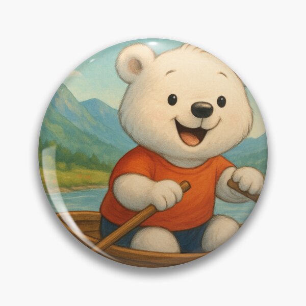 Item preview, Holidays with a rowboat, little polar bear designed and sold by Mauswohn.