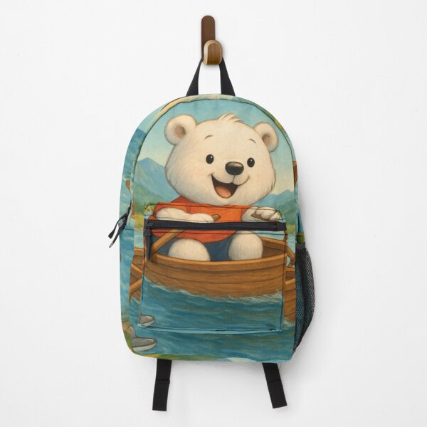 Item preview, Holidays with a rowboat, little polar bear designed and sold by Mauswohn.