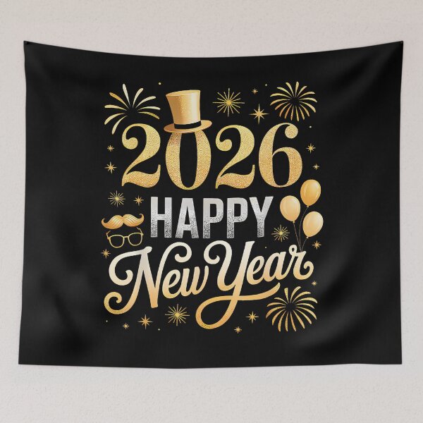 Item preview, Happy New Year Party 2026 Ballon Family Matching designed and sold by JeneMindy.