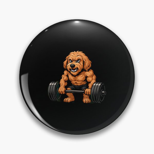Item preview, Goldendoodle Weightlifting Bodybuilder Workout Gym Dog Lover designed and sold by JaneJanie.