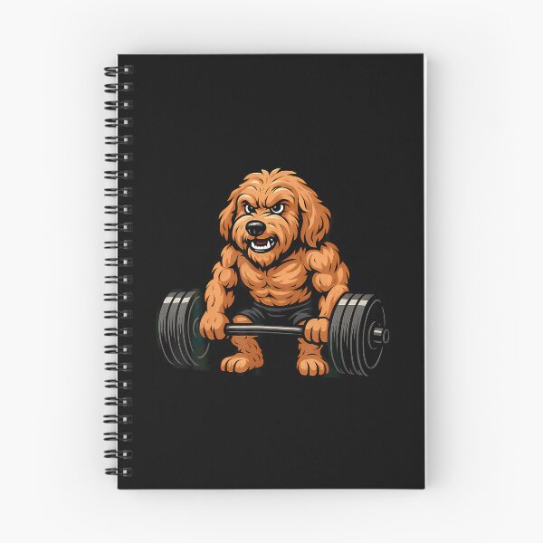 Item preview, Goldendoodle Weightlifting Bodybuilder Workout Gym Dog Lover designed and sold by JaneJanie.