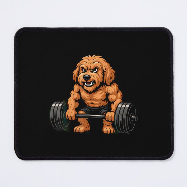 Item preview, Goldendoodle Weightlifting Bodybuilder Workout Gym Dog Lover designed and sold by JaneJanie.