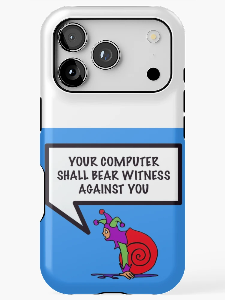 Thumbnail 1 of 4, iPhone Case, Your Computer designed and sold by Rolling Fool London street Art Style .