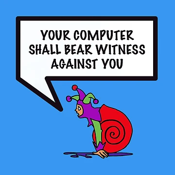 Artwork thumbnail, Your Computer by Rolling Fool London street Art Style