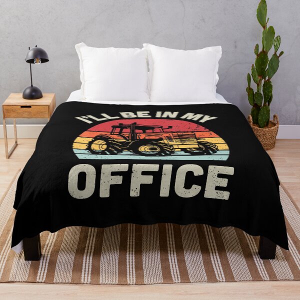 Item preview, I'Ll Be In My Office Farmer Tractor Retro Farming designed and sold by DonnieJennie.