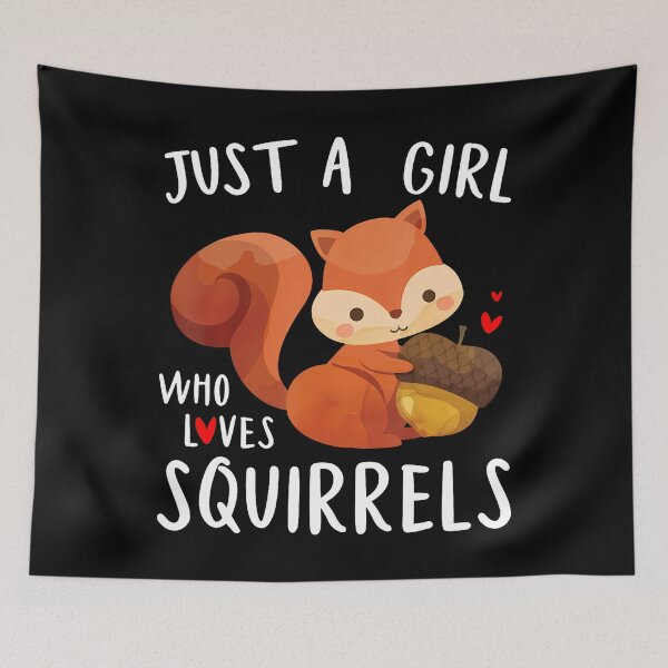Item preview, Just A Girl Who Loves Squirrels Baby Squad Gardening Animal designed and sold by JaneJanie.