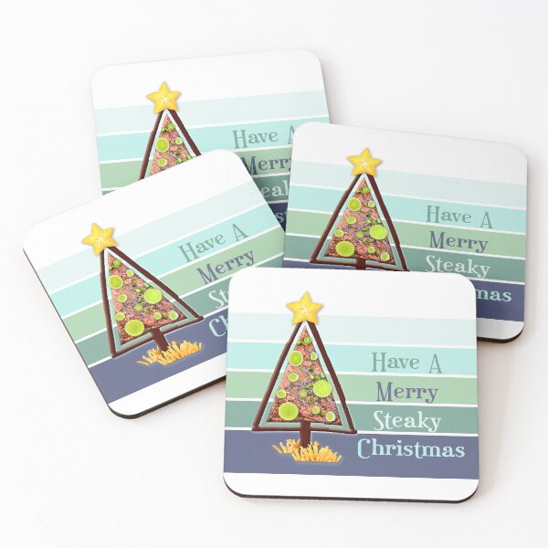 Item preview, Have a Merry Steaky Christmas [5] designed and sold by SideDishDesign.
