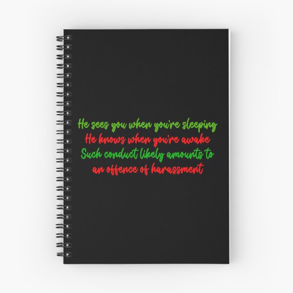 Item preview, He Sees You When You're Sleeping Harassment designed and sold by IonianDesign.