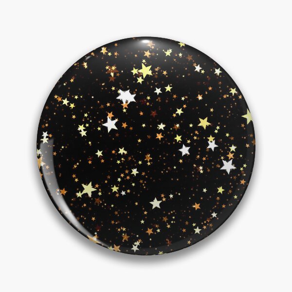 Item preview, Golden Star Pattern - Elegant Sparkling Stars Seamless Night Sky Design designed and sold by Rangmanch.