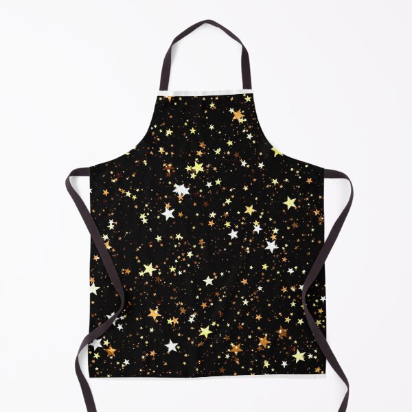 Item preview, Golden Star Pattern - Elegant Sparkling Stars Seamless Night Sky Design designed and sold by Rangmanch.