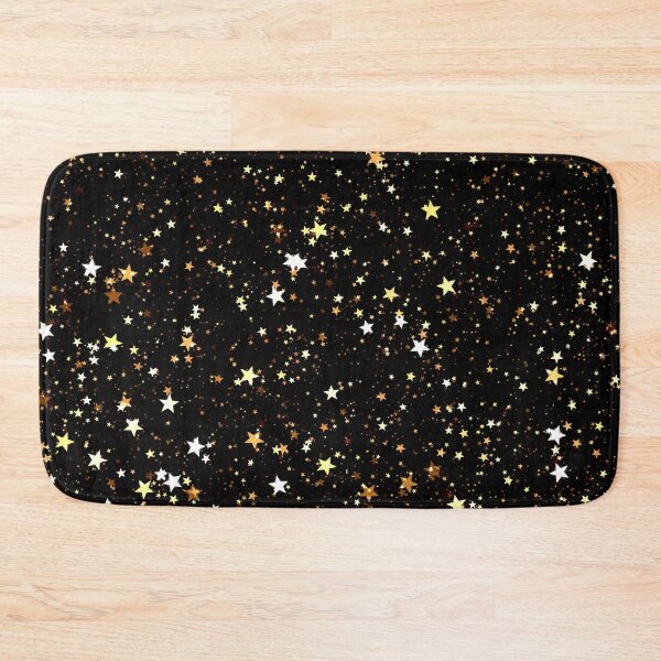 Item preview, Golden Star Pattern - Elegant Sparkling Stars Seamless Night Sky Design designed and sold by Rangmanch.