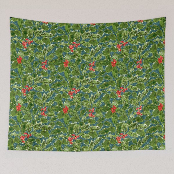 Item preview, Acebo en árboles de hoja perenne Teal 295e5e designed and sold by Art in My Loft.