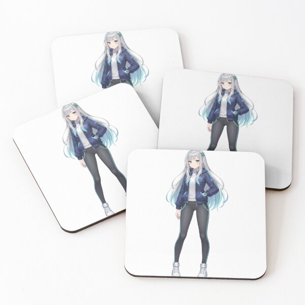 Item preview, Funny Cute Cartoon Anime Girl Manga Japanese Meme Sticker designed and sold by Oligamar.