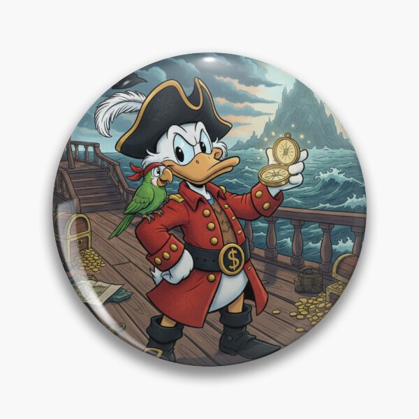 Item preview, Scrooge McDuck Pirate Captain Loot Ahoy Ahab Dux designed and sold by GEK-NERD.