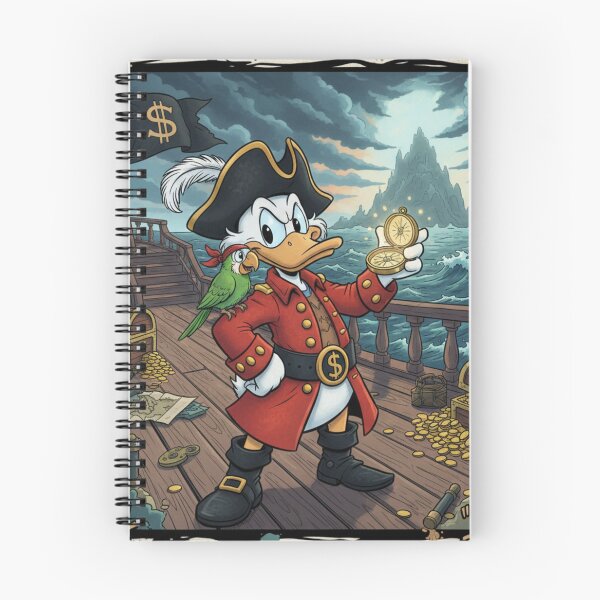 Item preview, Scrooge McDuck Pirate Captain Loot Ahoy Ahab Dux designed and sold by GEK-NERD.