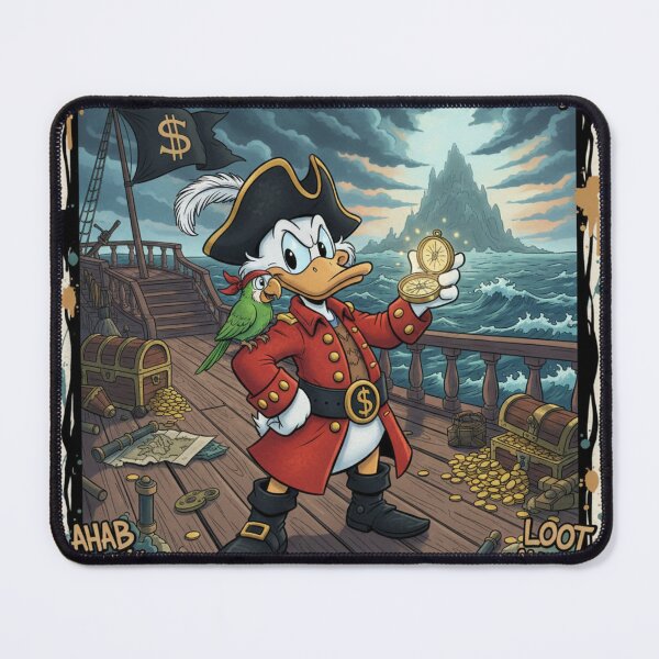 Item preview, Scrooge McDuck Pirate Captain Loot Ahoy Ahab Dux designed and sold by GEK-NERD.