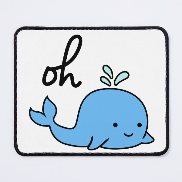Item preview, Cute Oh Whale Sticker designed and sold by Meganwati.