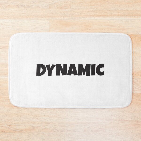 Item preview, Dynamic in black text designed and sold by Think4Prints.