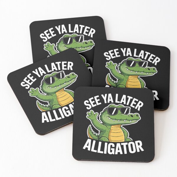 Item preview, See You Later Alligator Gator Good Bye Cute Cartoon  designed and sold by CombatTask.