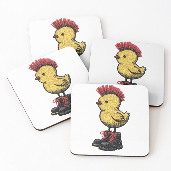 Item preview, Punk Rock Chick with Mohawk Embroidered Patch Style designed and sold by Arcaucil.