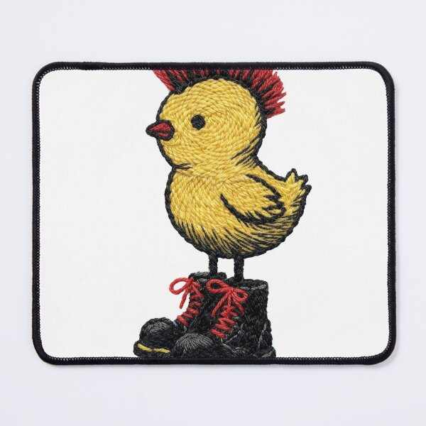 Item preview, Punk Rock Chick with Mohawk Embroidered Patch Style designed and sold by Arcaucil.