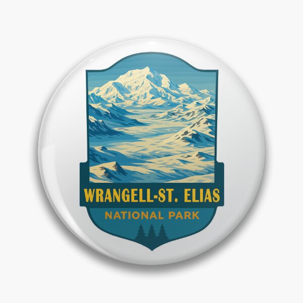 Item preview, Wrangell–St. Elias Alaska Mountain Sticker designed and sold by Ismeal Von.