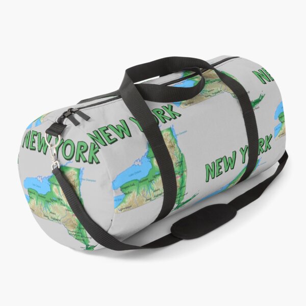 Item preview, Nature & City Blend: Detailed Topographic Map of New York designed and sold by mashmosh.