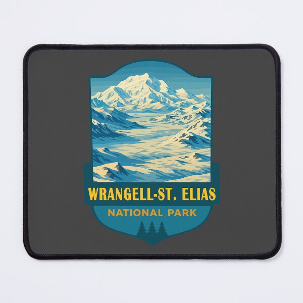 Item preview, Wrangell–St. Elias Alaska Mountain Sticker designed and sold by Ismeal Von.
