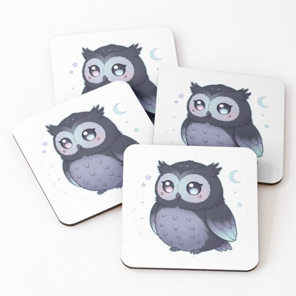 Item preview, Dark Kawaii Owl designed and sold by BloodMoonDesigns.