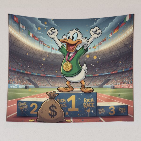 Item preview, Scrooge McDuck Rich Race Champion Gold Hustle Winner designed and sold by GEK-NERD.