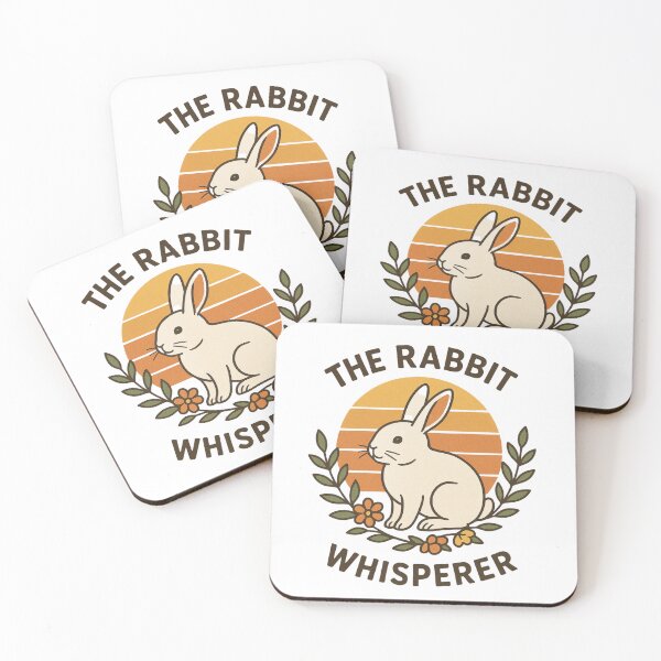 Item preview, Cute Retro Rabbit Whisperer Design for Animal Lovers designed and sold by Tender Flower Clothing.