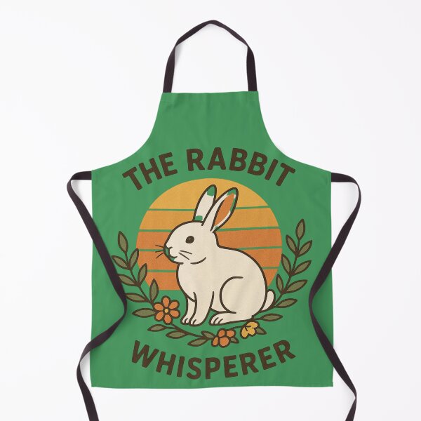 Item preview, Cute Retro Rabbit Whisperer Design for Animal Lovers designed and sold by Tender Flower Clothing.