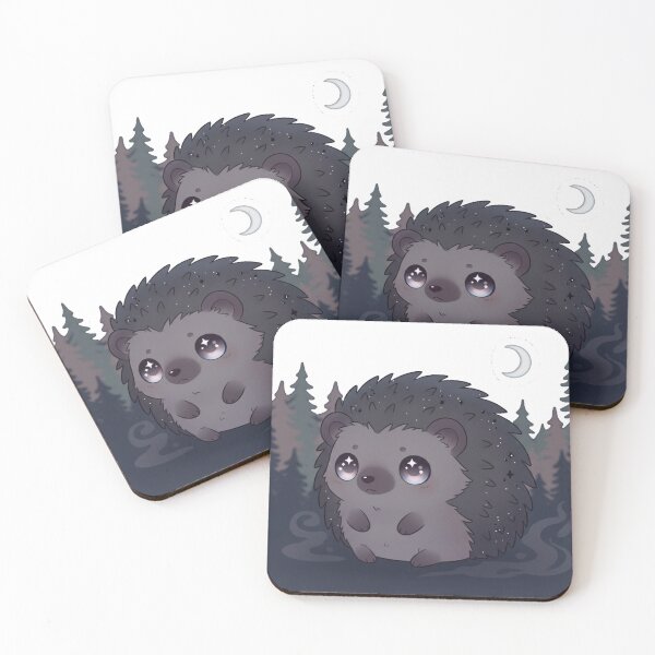 Item preview, Dark Kawaii Hedgehog designed and sold by BloodMoonDesigns.