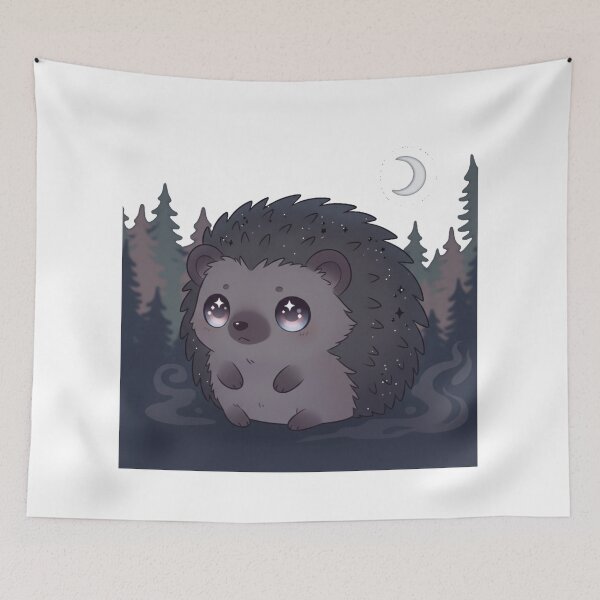 Item preview, Dark Kawaii Hedgehog designed and sold by BloodMoonDesigns.
