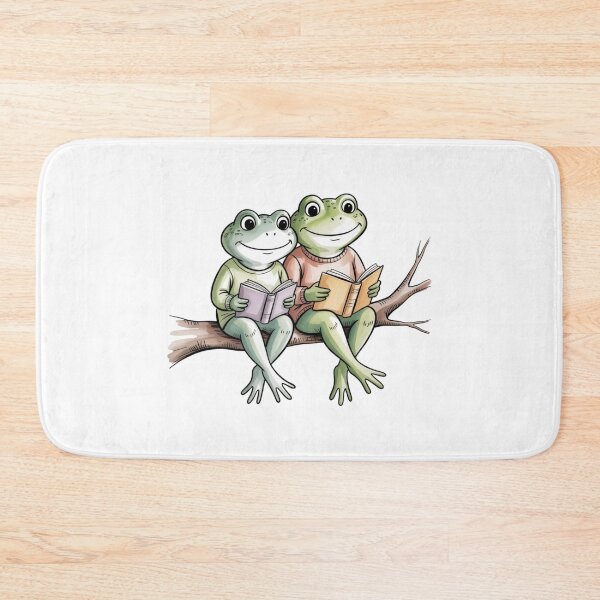 Item preview, Modern Frog and Toad reading in tree designed and sold by SOUFIANE1991.
