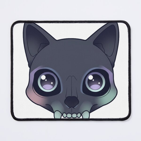 Item preview, Dark Kawaii Cat Skull designed and sold by BloodMoonDesigns.