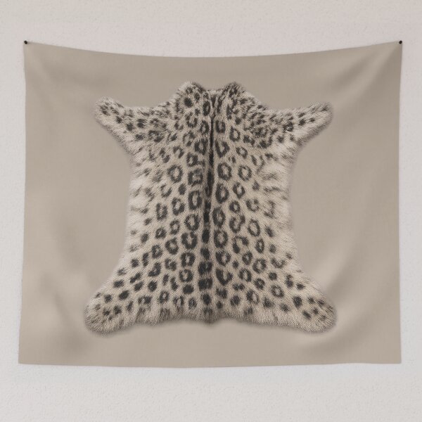 Item preview, Snow Leopard Fur Pattern Artwork – Realistic Snow Leopard Hide Illustration designed and sold by BROHLine Studio.